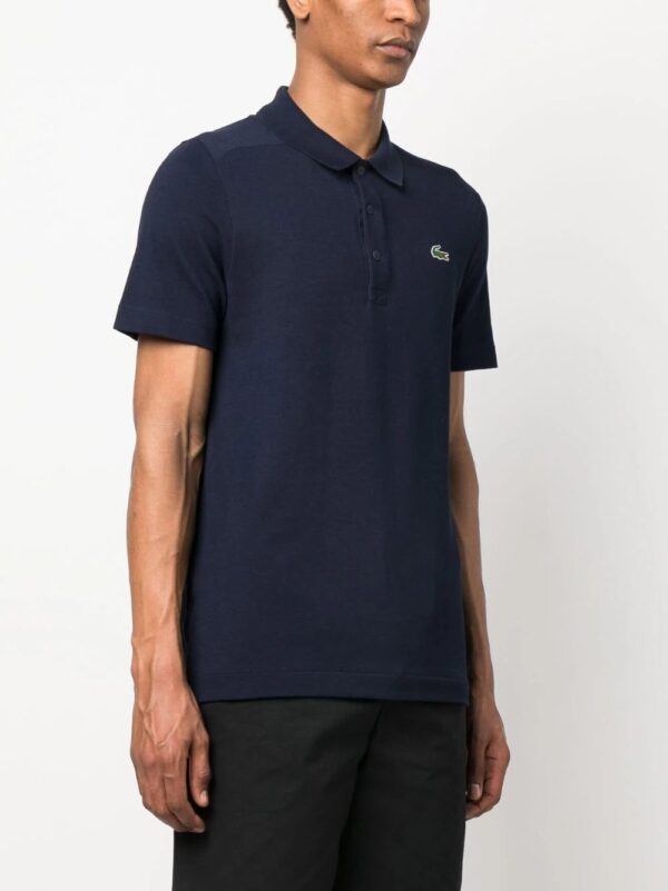 Lacoste  logo-patch short-sleeve polo shirt - Image 2