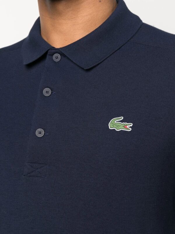 Lacoste  logo-patch short-sleeve polo shirt - Image 4