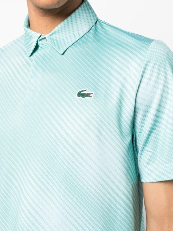 Lacoste  graphic-print stretch polo shirt - Image 4