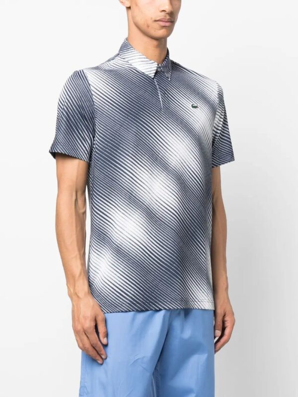 Lacoste  graphic-print stretch polo shirt - Image 2