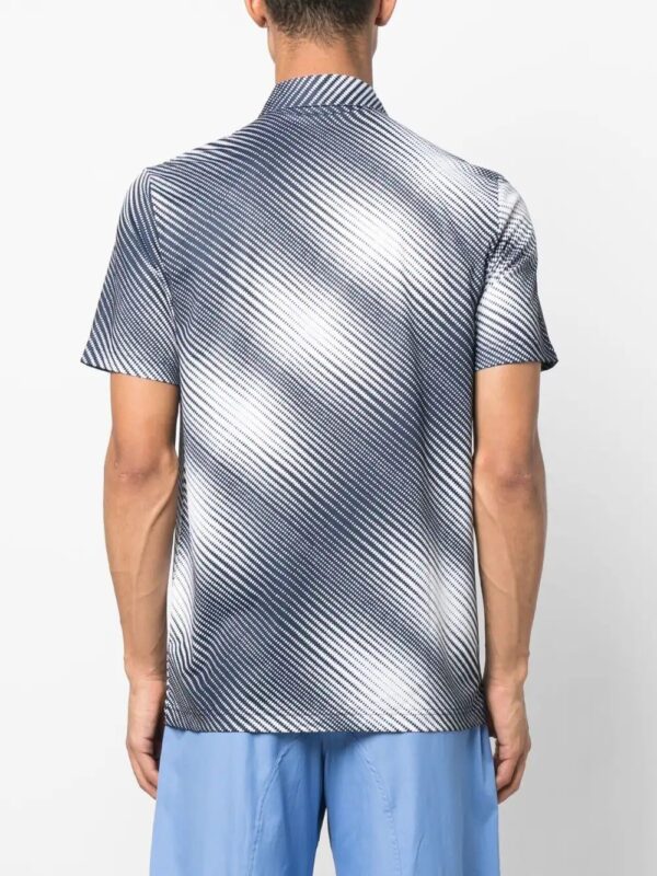 Lacoste  graphic-print stretch polo shirt - Image 3