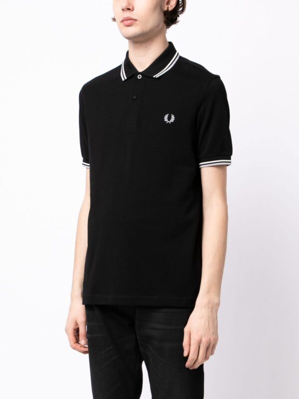 Fred Perry embroidered-logo short-sleeved polo shirt - Image 3