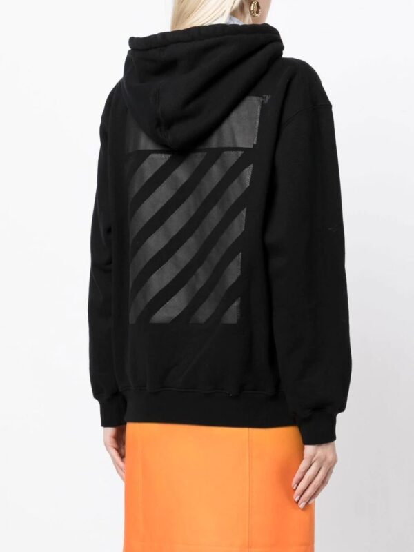 Off-White  Diag-print zip-up hoodie - Image 4