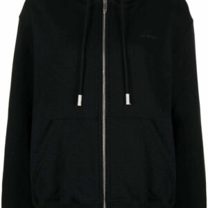 Off-White  Diag-print zip-up hoodie