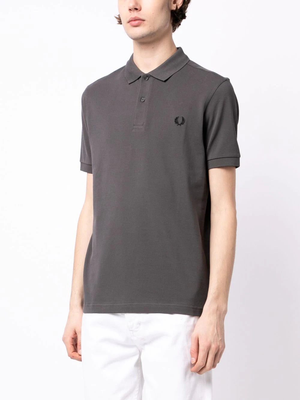Fred Perry embroidered-logo short-sleeved polo shirt - Image 2