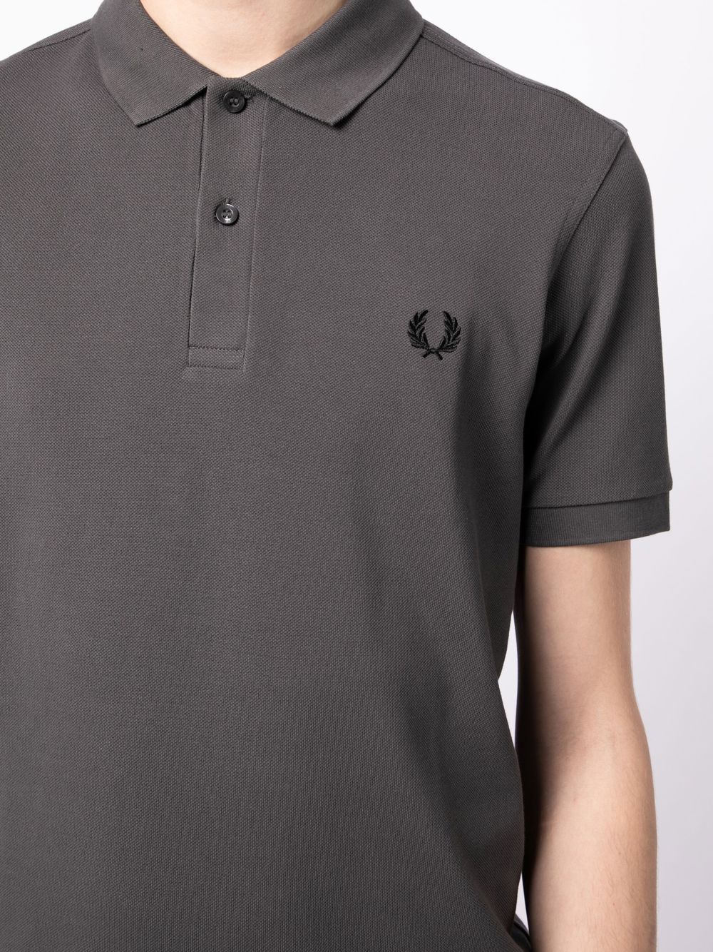 Fred Perry embroidered-logo short-sleeved polo shirt - Image 4