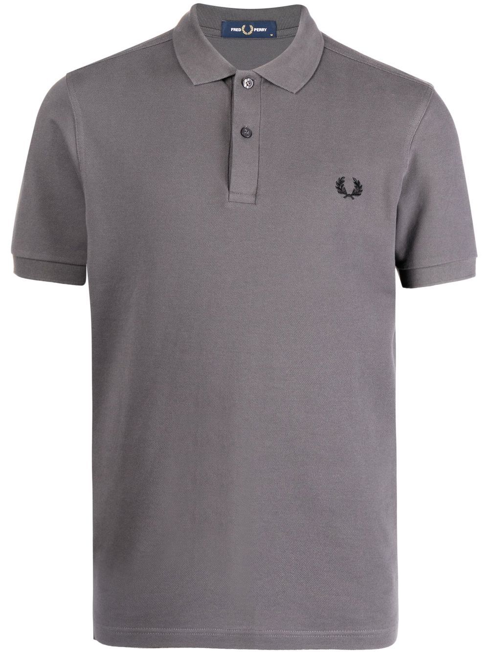 Fred Perry embroidered-logo short-sleeved polo shirt
