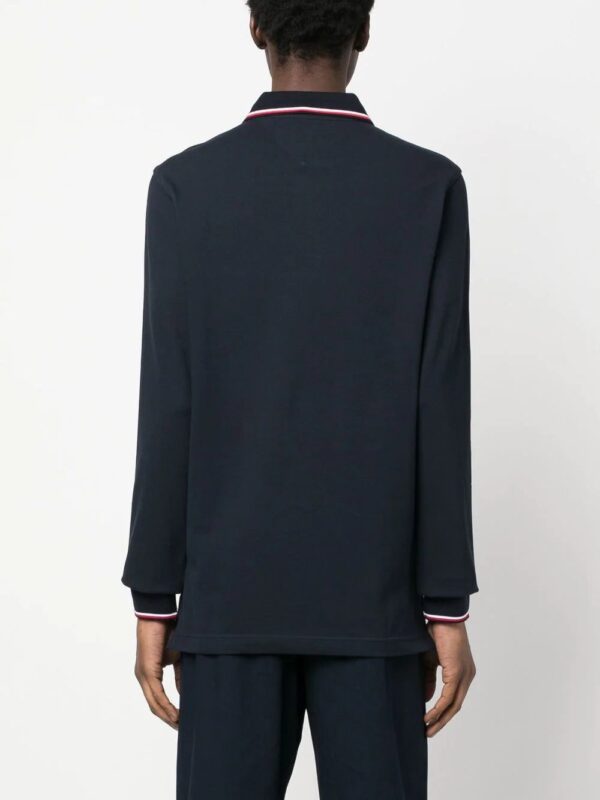 Tommy Hilfiger  striped-collar polo shirt - Image 3