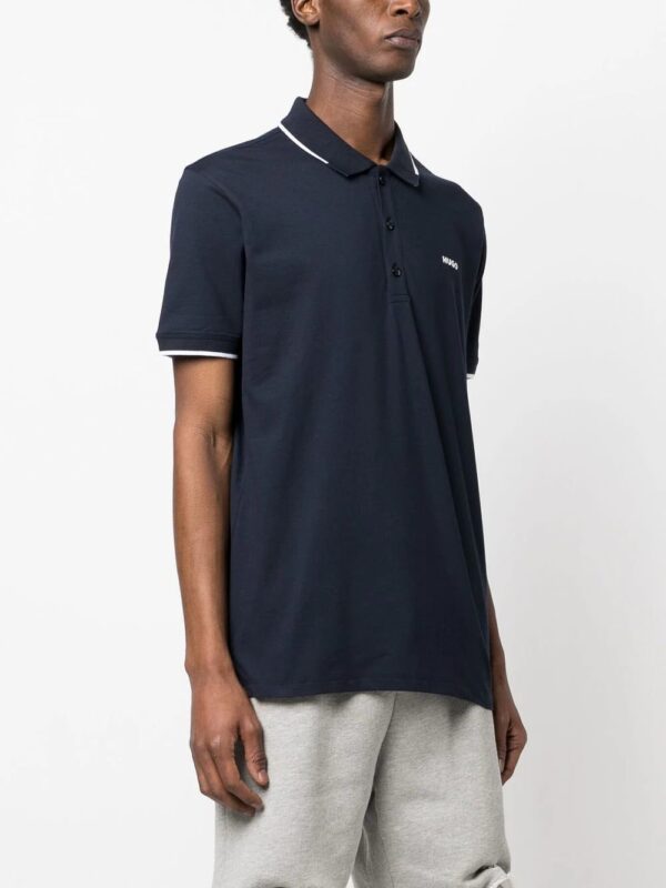 HUGO  chest logo-print polo shirt - Image 3