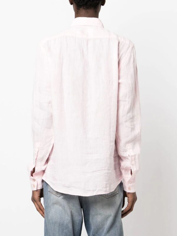 BOSS  button-down fastening linen shirt - Image 3