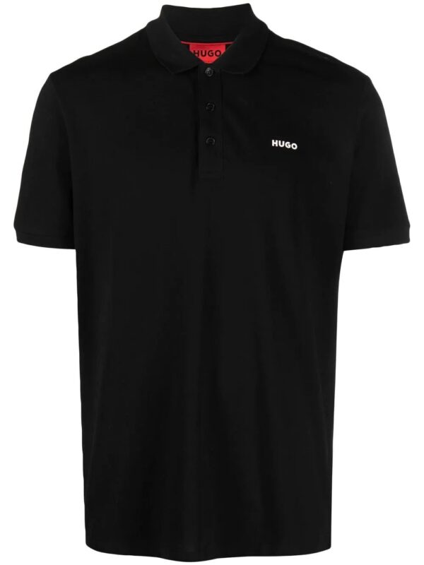 BOSS  chest logo-print polo shirt