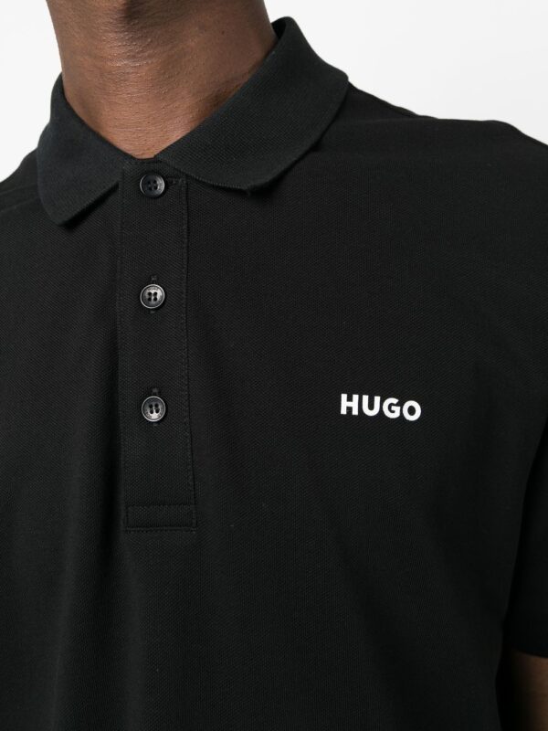 BOSS  chest logo-print polo shirt - Image 4