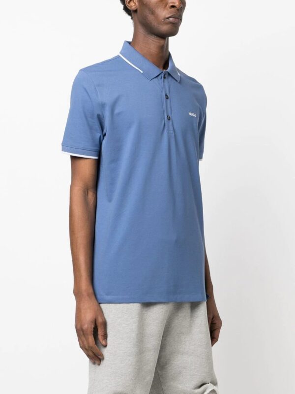 BOSS  chest logo-print polo shirt - Image 2