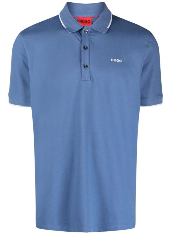 BOSS  chest logo-print polo shirt
