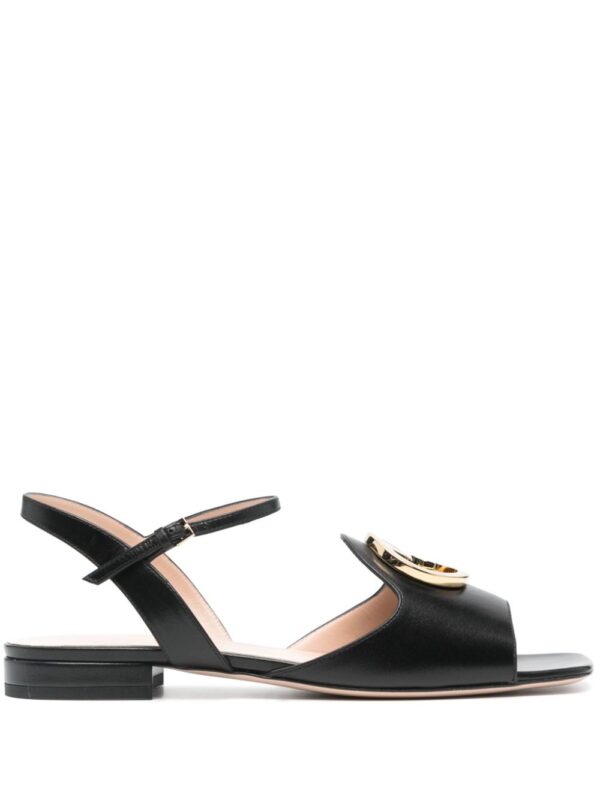 Gucci  Interlocking G-logo leather sandals