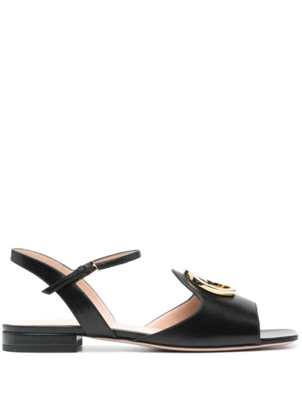 Gucci  Interlocking G-logo leather sandals