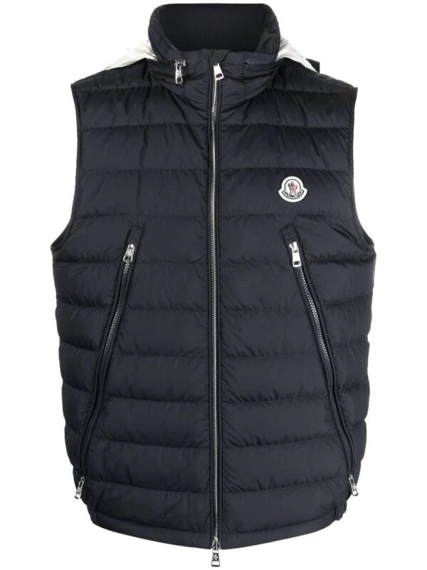 Moncler  logo-patch padded vest