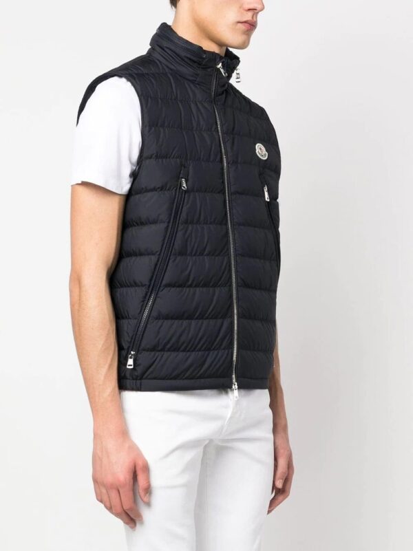 Moncler  logo-patch padded vest - Image 3