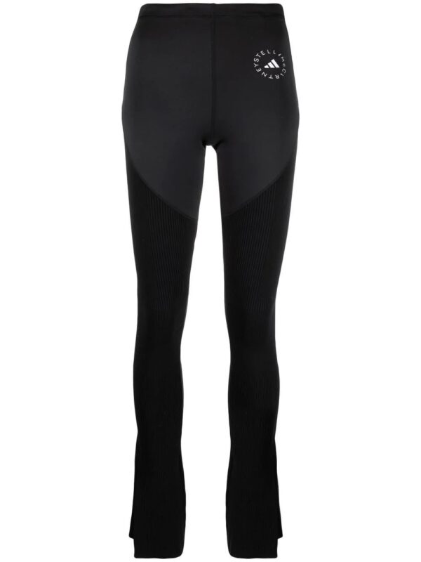 adidas by Stella McCartney  logo-print high-waisted leggings