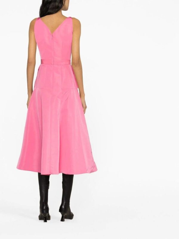 Alexander McQueen  asymmetric gathered midi dress - Image 3