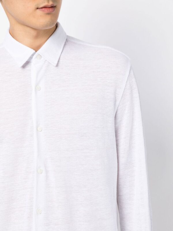 BOSS  classic organic linen shirt - Image 4
