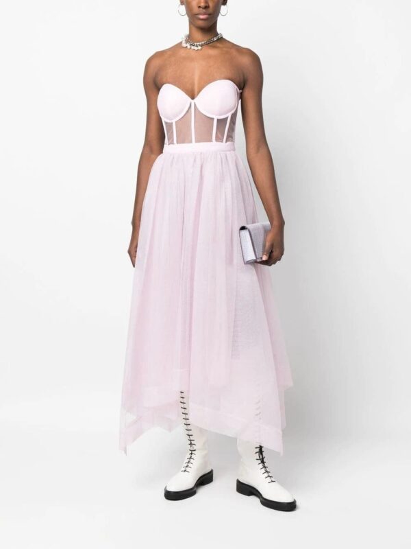 Alexander McQueen  strapless boned-bodice dress - Image 2