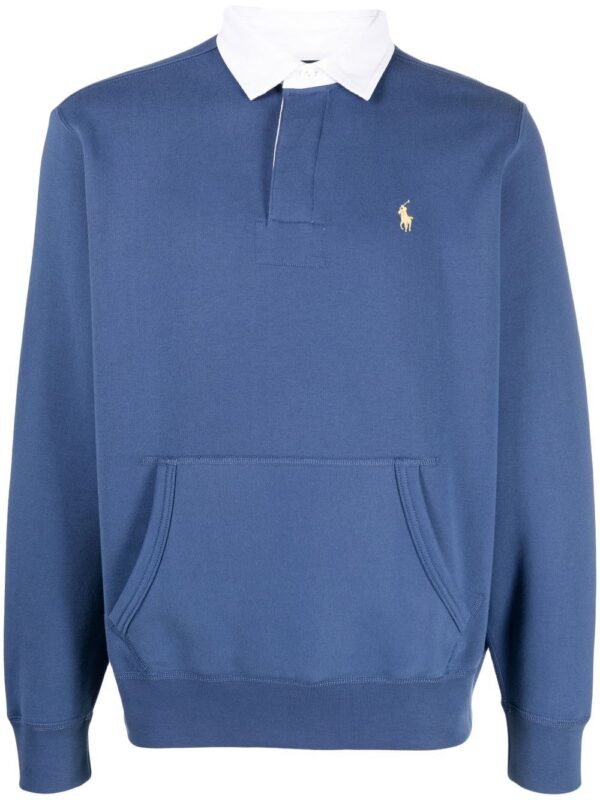 Polo Ralph Lauren  logo-embroidered long-sleeved polo shirt
