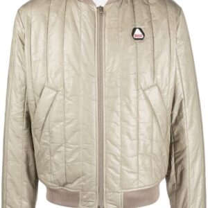 Diesel  beige quilted bomber jacket