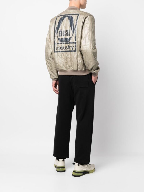 Diesel  beige quilted bomber jacket - Image 2
