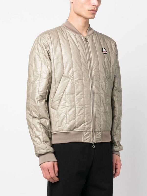 Diesel  beige quilted bomber jacket - Image 4