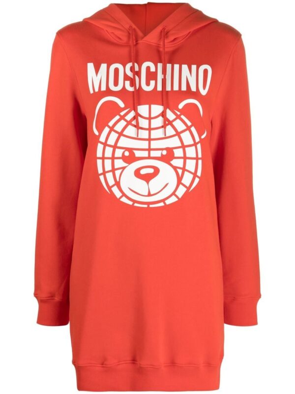 Moschino logo-print sweatshirt dress