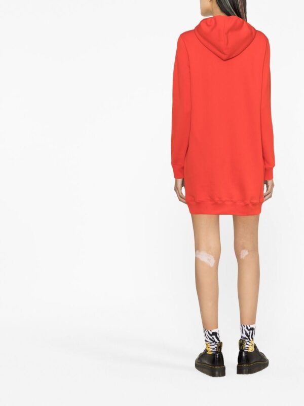 Moschino logo-print sweatshirt dress - Image 3
