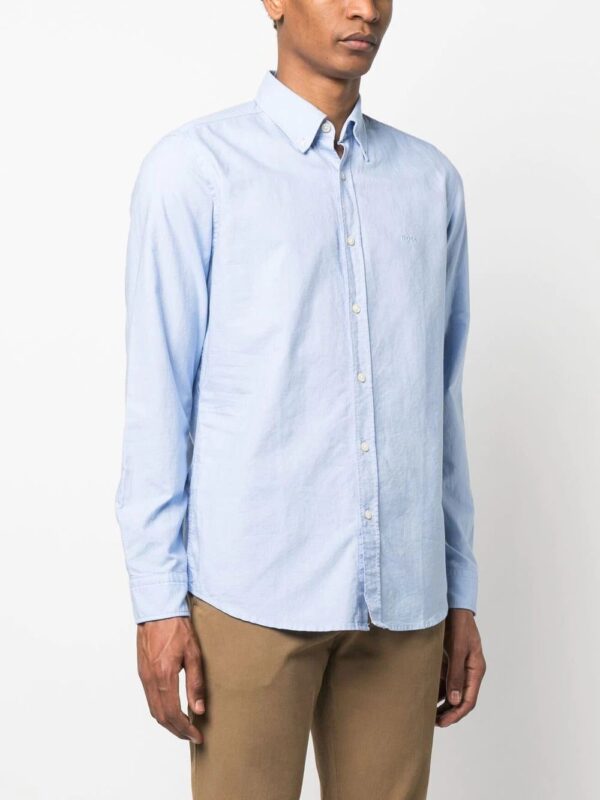 BOSS  embroidered logo long-sleeve shirt - Image 2