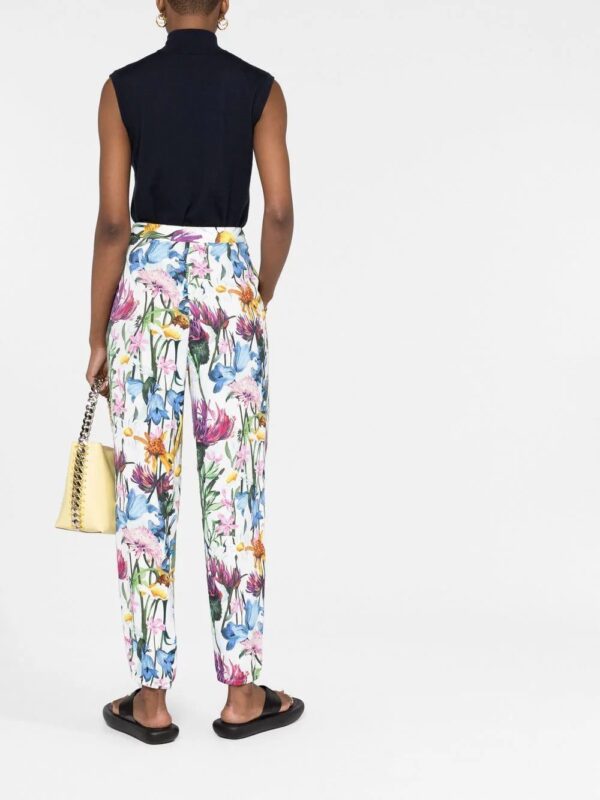 Stella McCartney  floral-print tappered trousers - Image 4