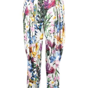 Stella McCartney  floral-print tappered trousers