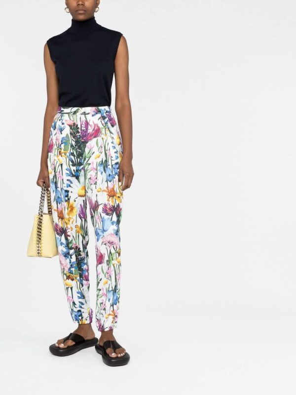 Stella McCartney  floral-print tappered trousers - Image 2