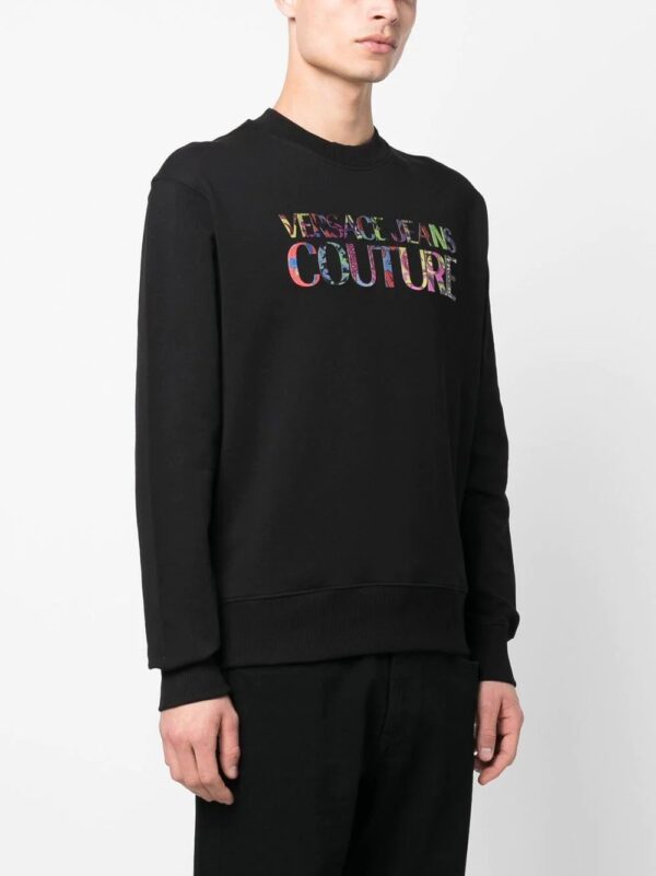 Versace Jeans Couture  logo-print crew neck sweatshirt - Image 3