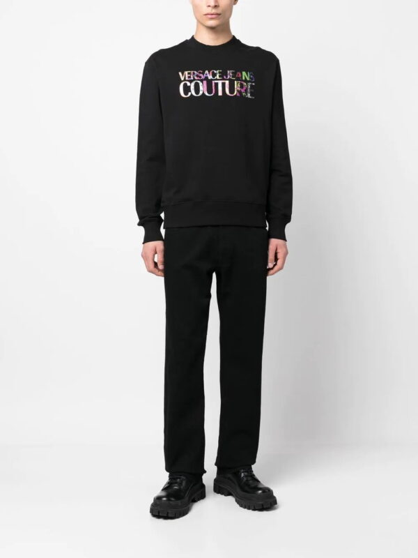 Versace Jeans Couture  logo-print crew neck sweatshirt - Image 2
