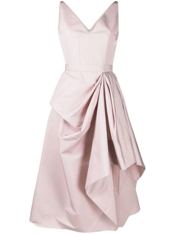 Alexander McQueen  gathered midi dress