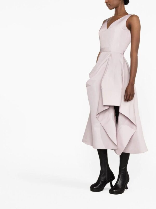 Alexander McQueen  gathered midi dress - Image 3