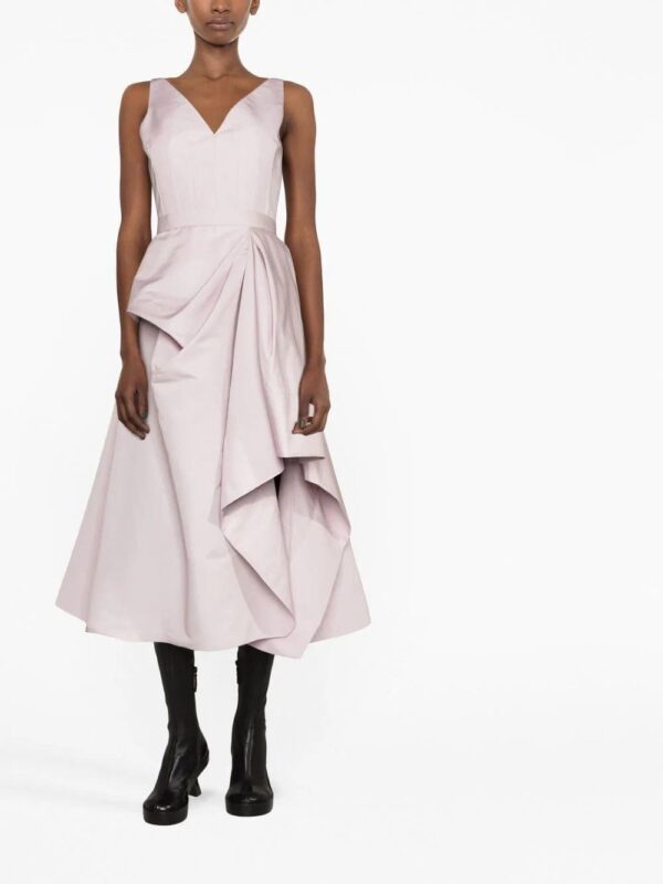 Alexander McQueen  gathered midi dress - Image 2