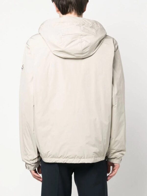 Moncler  logo-patch hooded jacket - Image 4