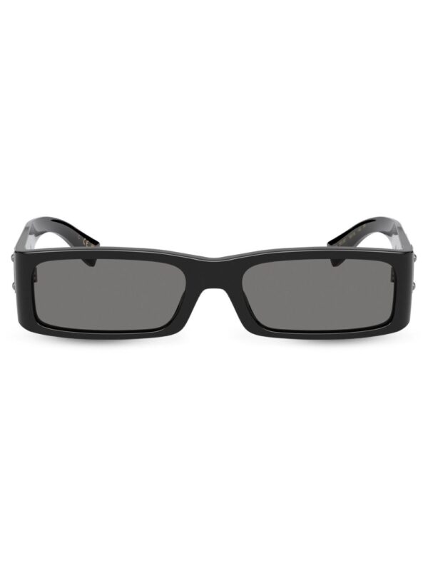 Dolce & Gabbana Eyewear Re-Edition logo-plaque rectangle-frame sunglasses