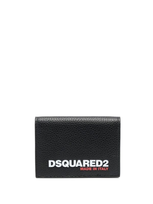 DSQUARED2 logo-print bifold wallet