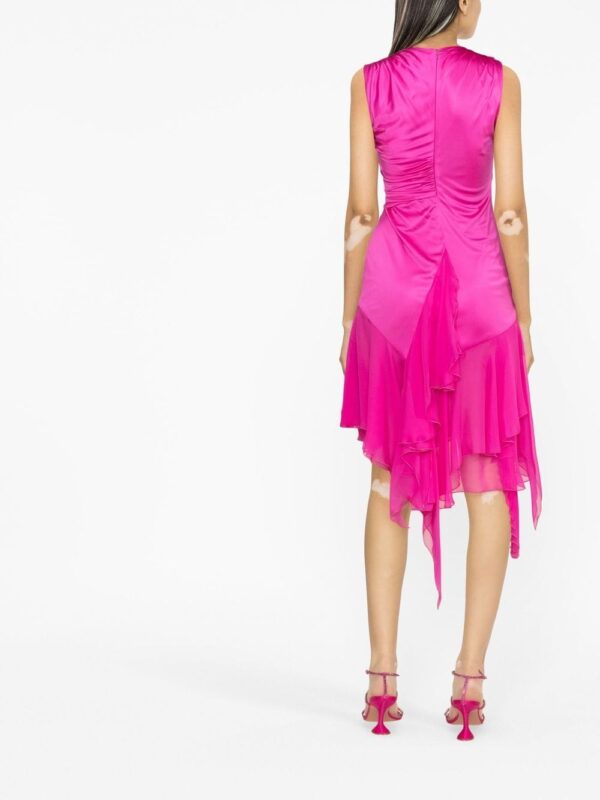 Versace asymmetric gathered dress - Image 3