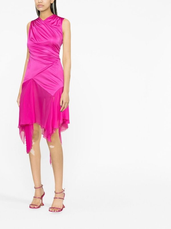 Versace asymmetric gathered dress - Image 2