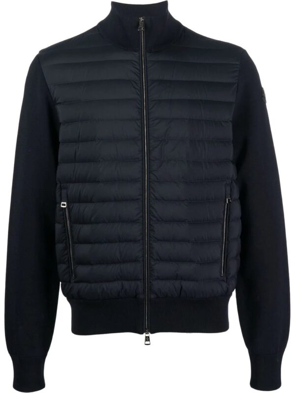 Moncler  padded contrast-sleeve jacket