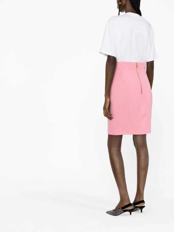 Balmain  logo-print cropped T-shirt - Image 4