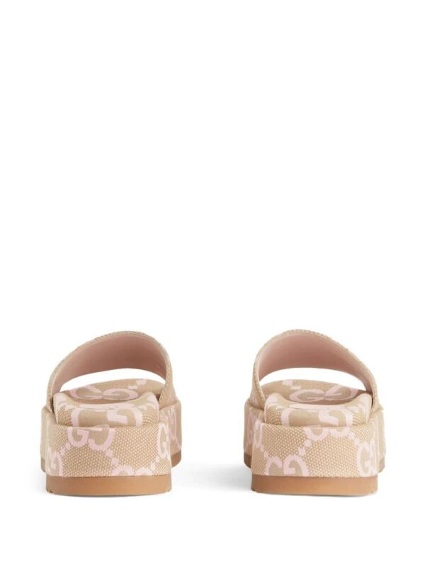 Gucci  Maxi GG platform slide sandals - Image 3