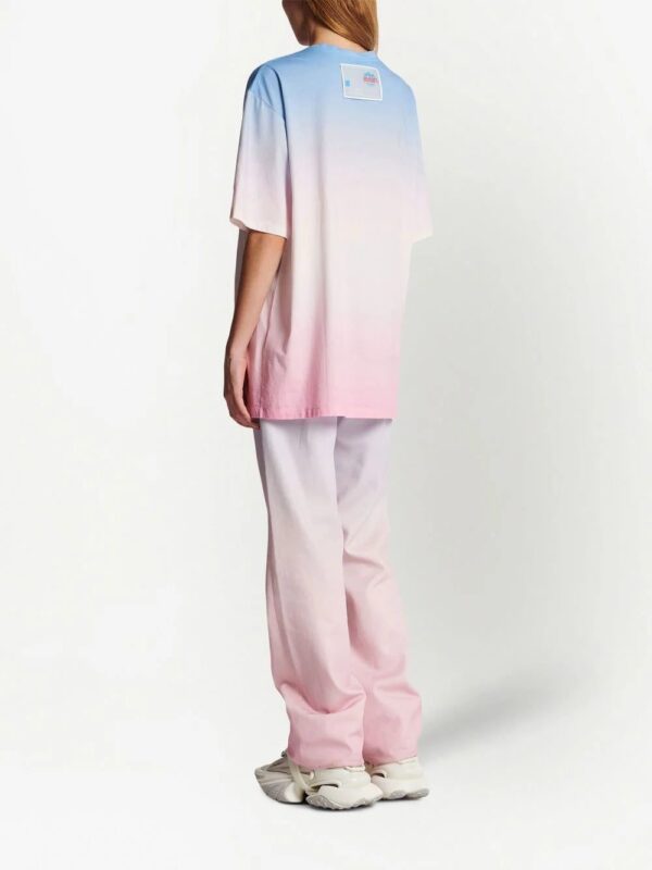 Balmain  x Evian gradient-effect T-shirt - Image 4